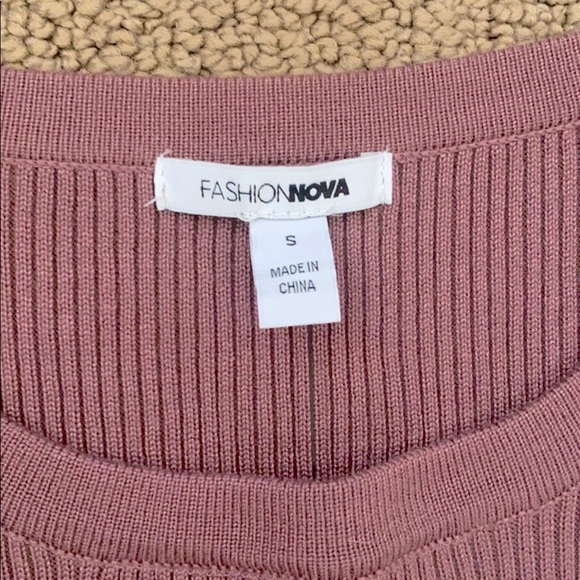 Fashion Nova plum sweater dress - Picture 3 of 3